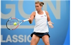 BIRMINGHAM, ENGLAND - JUNE 15:  Barbora Zahlavova Strycova of Czech Republic in action during the Singles Final during Day Seven of the Aegon Classic at Edgbaston Priory Club on June 15, 2014 in Birmingham, England.  (Photo by Tom Dulat/Getty Images)